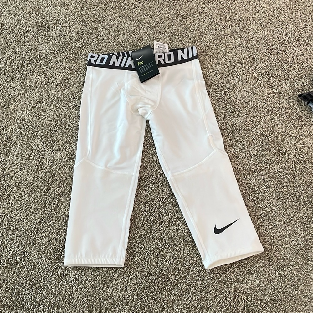 Nike white Leggings with Elastic Waistband